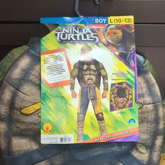 Nickelodeon Other - Kids Nickelodeon Ninja Turtles Michelangelo Halloween Costume 10-12 NWT